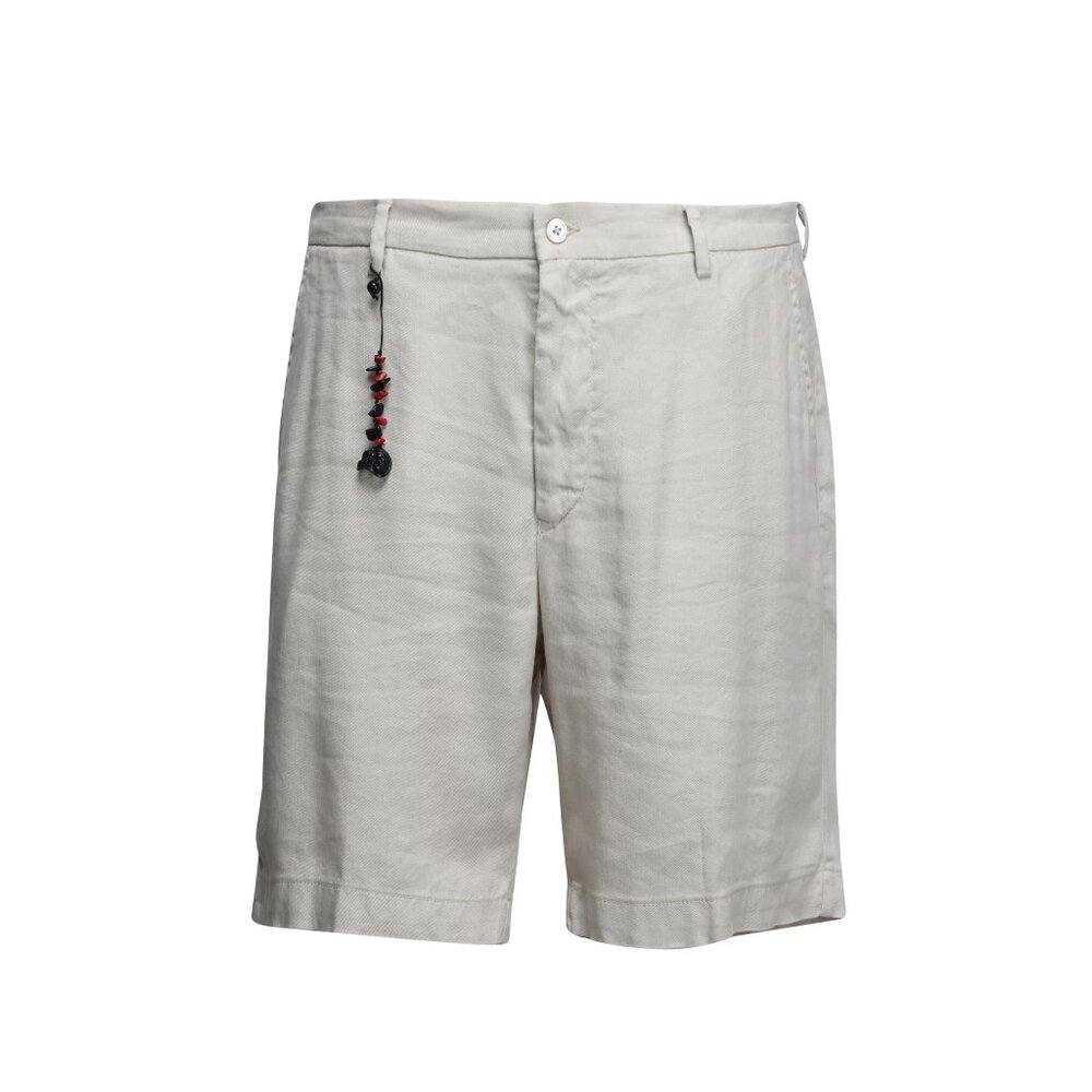 NEW MARCO PESCAROLO Vanilla Cream Bermuda Shorts Men's Size 48 IT ~32 US